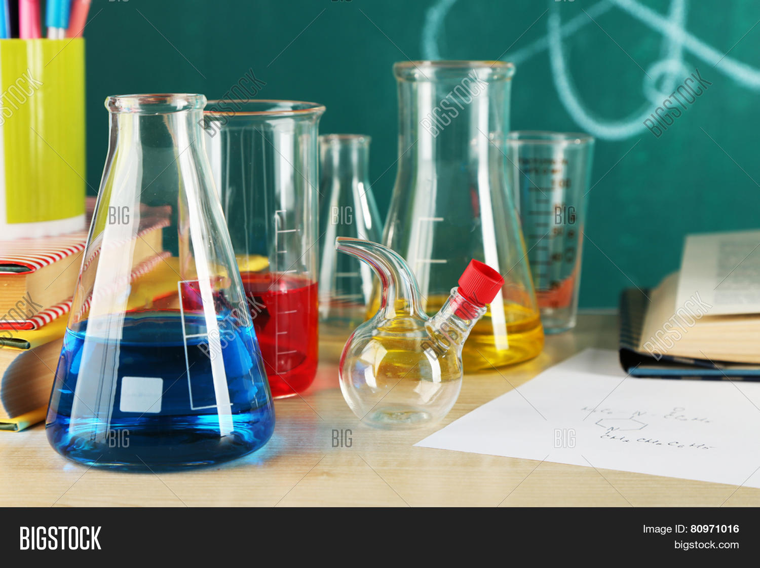 Desk Chemistry Class Image & Photo (Free Trial) Bigstock