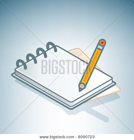Kancelářský Notebook & Pen