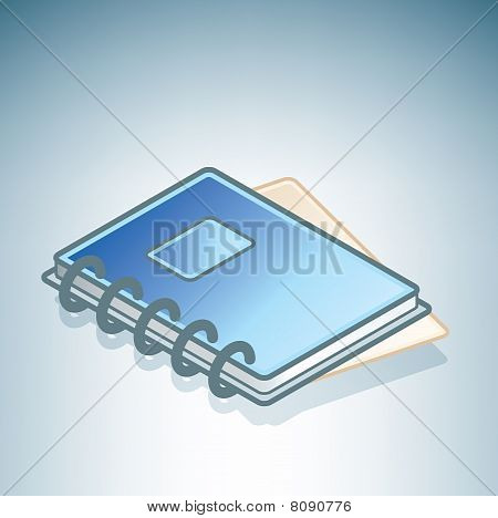 Modré Notepad