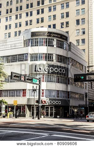 Facade Of La Epoca Department Store In Miami