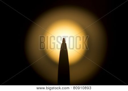 Ballpoint Biro Pen Silhouette Photo