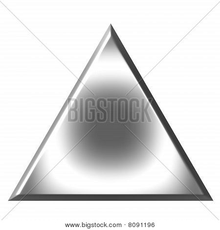 3D Silver triangel