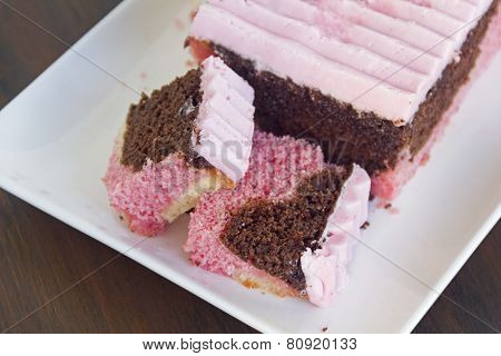 Neapolitan Cake Slices