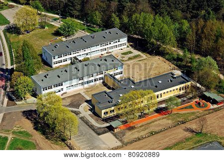 Vilnius City Capital Of Lithuania Aerial View