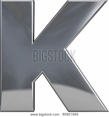 Metal Letter K