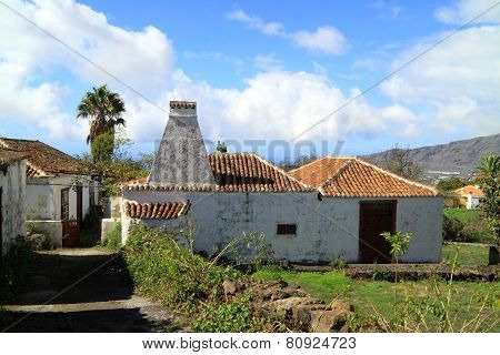 Typical old houses on La Palma