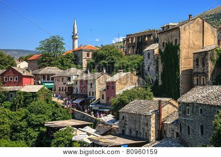 Old Town In Mostar