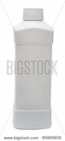 colored plastic bottles with liquid soap and shower gel.
