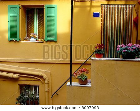 orange Fassade