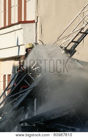 A Fire In A Warehouse At 108 Frolovska