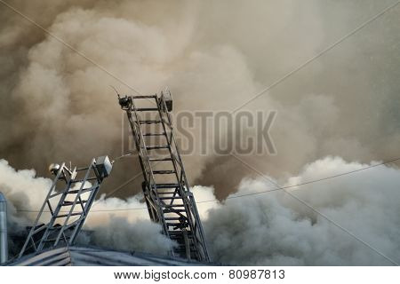 A Fire In A Warehouse At 108 Frolovska
