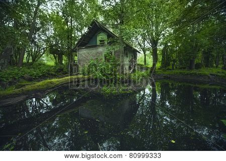 Abandoned Mystical Old House In Lithuania Forest