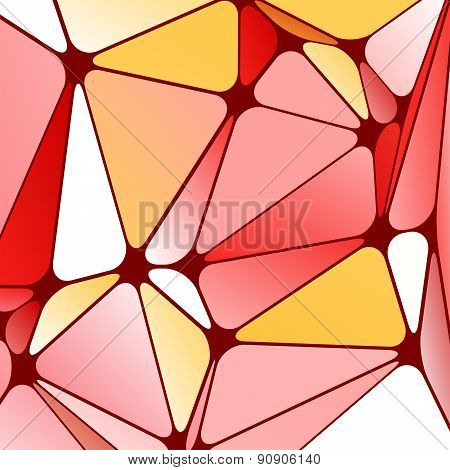 Yellow Triangle Abstract Background