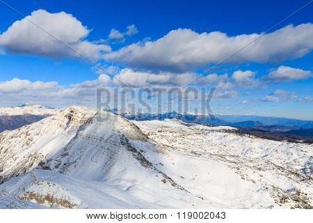 Mountain Winter Panorama, Italy