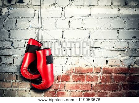 Boxing sport concept