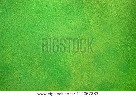 Green grunge wall background