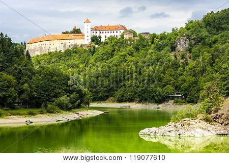 Bitov Castle with Vranovska Dam, Czech Republic