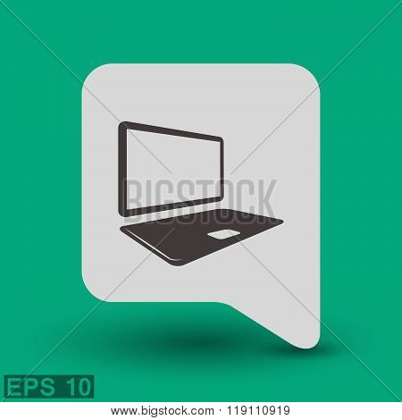 Pictograph of computer