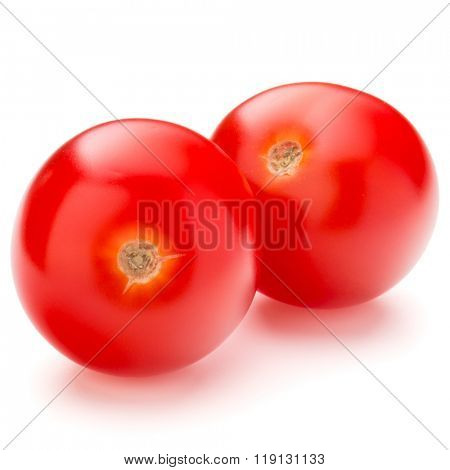 fresh cherry tomato isolated on white background cutout
