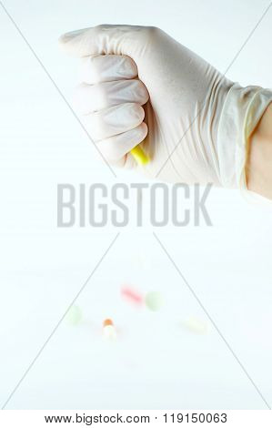 A variety of tablets in the hands