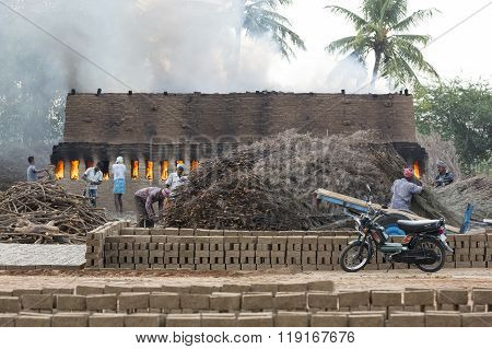 Scenes of rural life in India