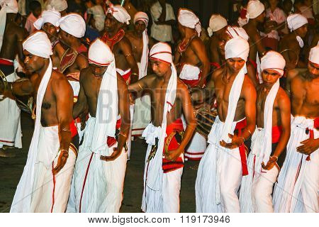 Young Dancers Participate The Festival Pera Hera In Kandy