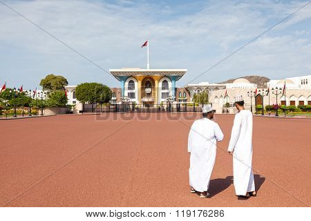 Al Alam Palace In Muscat, Oman