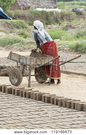 Scenes of rural life in India
