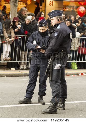 The Chinese New Year Parade, Paris, France.