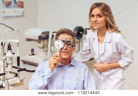 At The Ophthalmologist