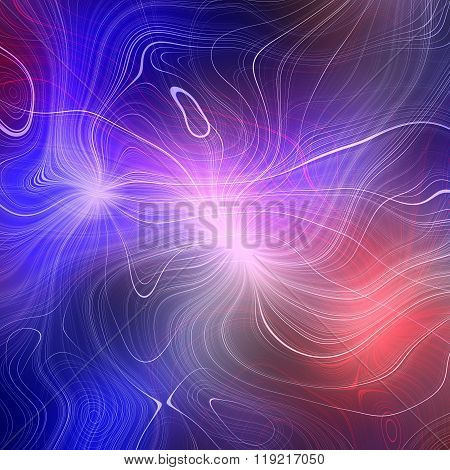 Abstract plasma discharge as a background. Psychedelic color image.