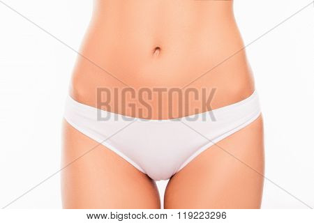 Close-up Photo Of Attractive White Women's Panties