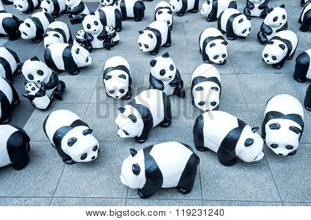 Panda Sculptures.