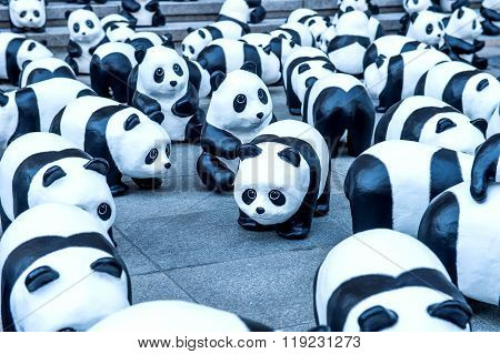 Panda Sculptures.