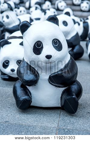 Panda Sculptures.