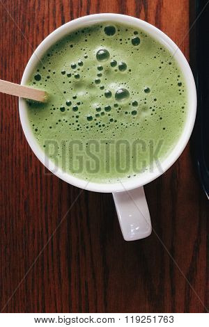 Greentea matcha latte
