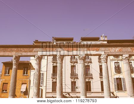 Colonne Di San Lorenzo Milan Vintage