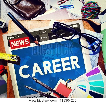 Career Job Occpation Expertise Employment Concept