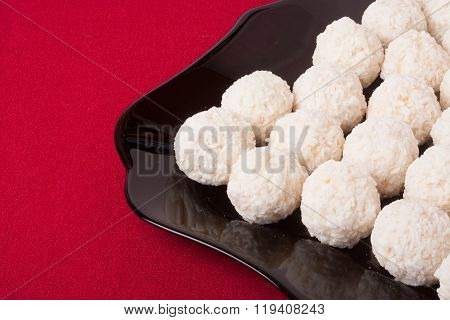 White coconut candy