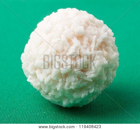 White coconut candy