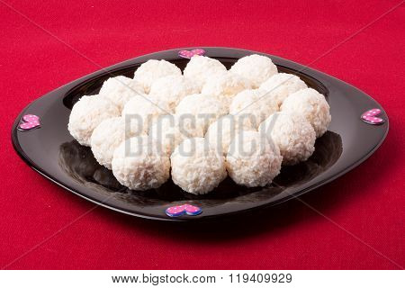 White coconut candy