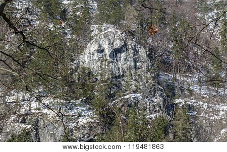 Rock Formations Called Janosikova Hlava, Slovakia
