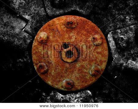 verroeste mechanische achtergrond