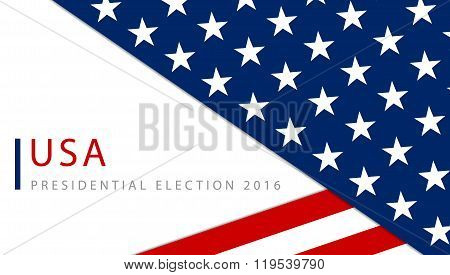 Presidential election in the USA - poster