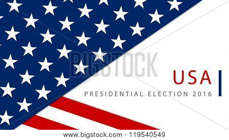 Presidential election in the USA - poster