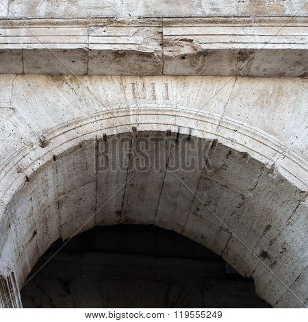 Roman Colosseum Gate 52