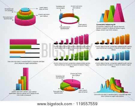 creative colorful business vector photo bigstock creative pie chart