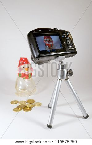 The Camera On Stative.
