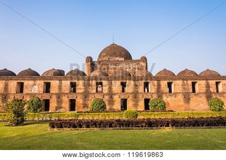The famous Katra mosque where the tomb of the first Nawab of Bengal Murshid Quli Khan is buried in Murshidabad.