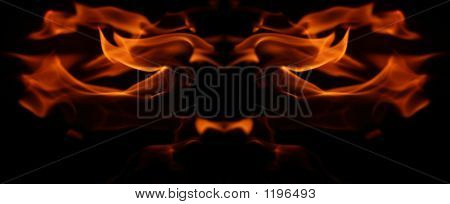 gespiegelte Flamme Bild